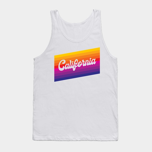 Retro 70s California Tank Top by DemTeez